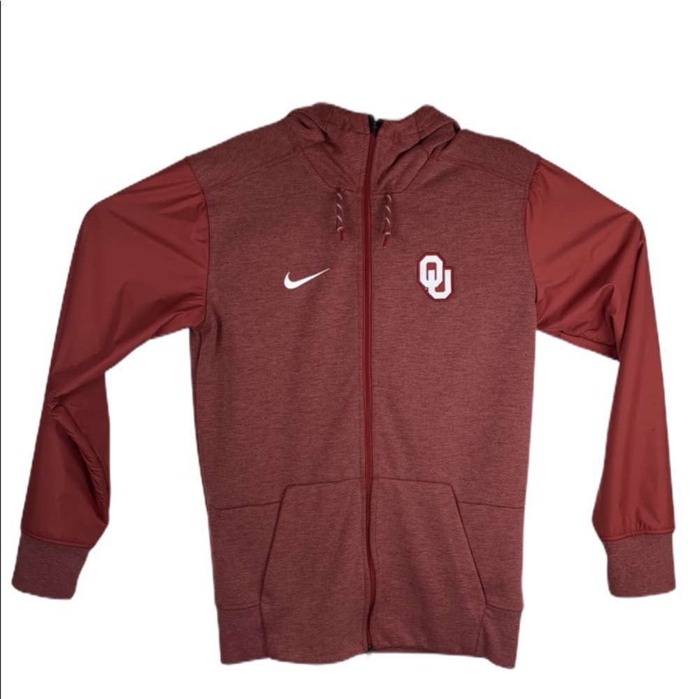 Oklahoma Sooners Mens Zip Up Jacket SZ S